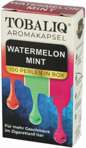 Tobaliq Watermelon Mint Aromakapseln 1x100 Stück mit Stick