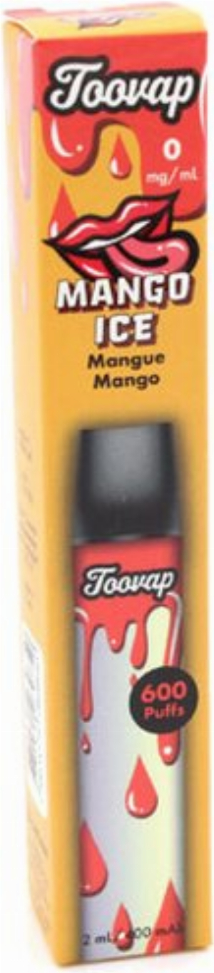 Toovap Einweg E-Shisha Mango & Ice max. 600 Züge ohne Nikotin