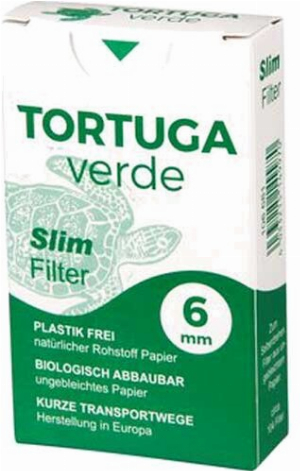Tortuga verde Drehfilter 6mm biologisch abbaubar