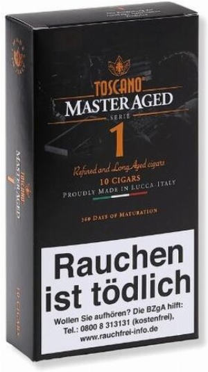 Toscano Master Aged Serie 1 Zigarren 10 Stk.