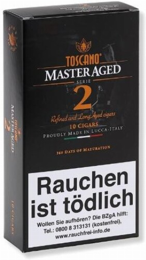 Toscano Master Aged Serie 2 Zigarren 10 Stk.