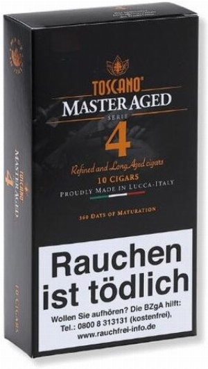 Toscano Master Aged Serie 4 Zigarren 10 Stk.