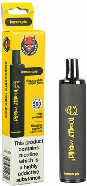 Totally Wicked Zitronenkuchen Einweg Vape Pen 16 mg/ml Nikotin