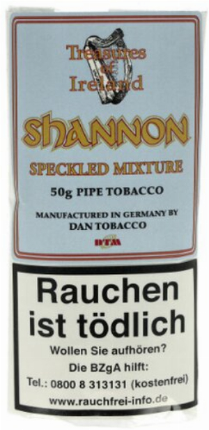 Treasures of Ireland Pfeifentabak Shannon Sweet and Mellow 50g Päckchen