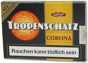 Tropenschatz 421 F Sumatra Zigarren 5er 