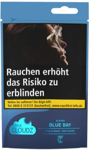 True Cloudz Gold Blue Bay 25g Shisha Tabak