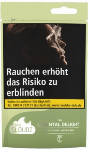 True Cloudz Gold Oriental Delight 25g Shisha Tabak