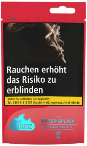 True Cloudz Gold Water Splash 25g Shisha Tabak