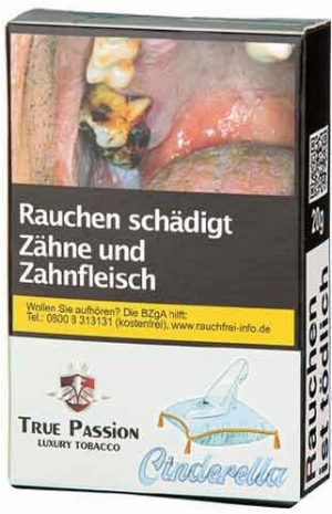 True Passion Shisha Tabak Cinderella 20g
