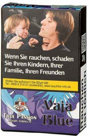 True Passion Shisha Tabak Vaja Blue 20g
