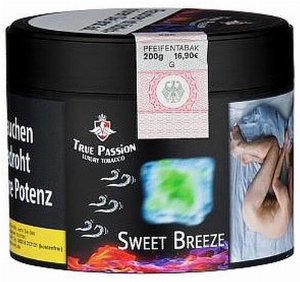 True Passion Sweet Breeze 200g Dose Wasserpfeifentabak
