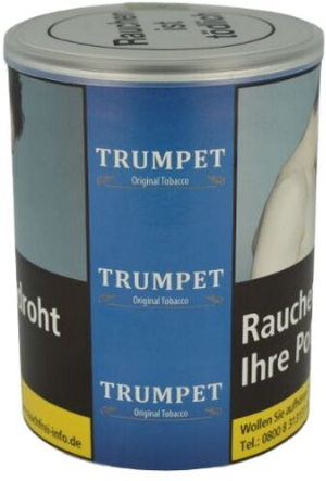 Trumpet Tabak Original Blau (Halfzware) 130g Dose Feinschnitt