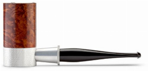 Tsuge Pfeife Metall Serie G9 The Roulette Smooth X Silver