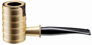Tsuge Pfeife Metall Serie G9 Thunderstorm Gold