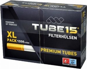 TUBE 15 Filterhülsen 1000 Stück