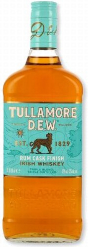 Tullamore D.E.W. Rum Cask Finish Irish Whisky 43% Vol. 0,7 L