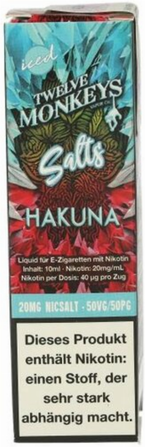 Twelve Monkeys Hakuna Nikotinsalzliquid 20mg