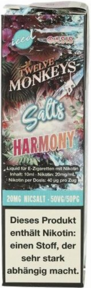 Twelve Monkeys Harmony Nikotinsalzliquid 20mg