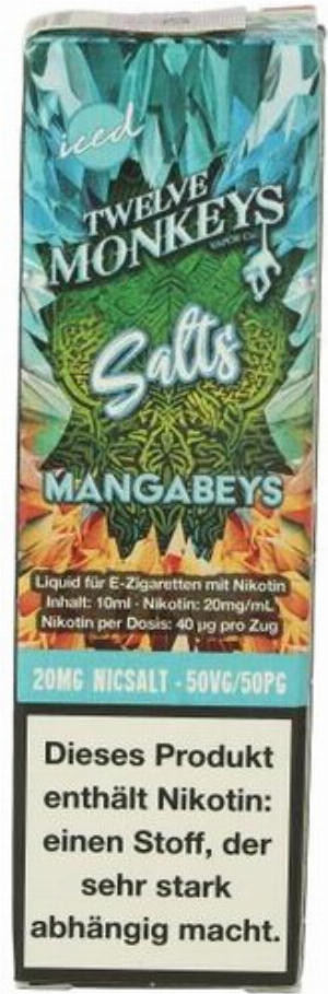 Twelve Monkeys Mangabeys Nikotinsalzliquid 20mg