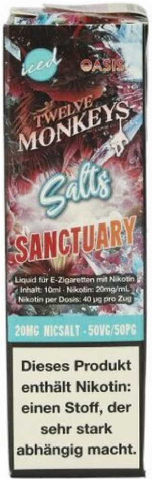 Twelve Monkeys Sanctuary Nikotinsalzliquid 20mg