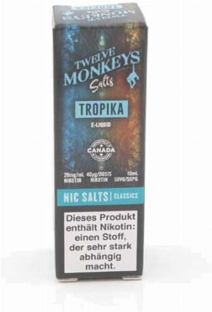 Twelve Monkeys Tropika Nic Salt 10ml