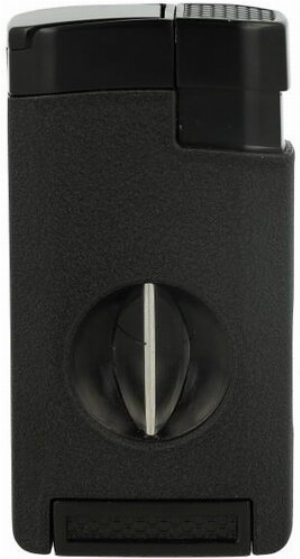 Tycoon Excalibur Black Zigarrenfeuerzeug  3er Jetflame mit V-Cutter
