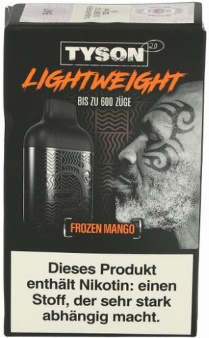Tyson 2.0 Lightweight Frozen Mango 20mg Einweg E-Zigarette