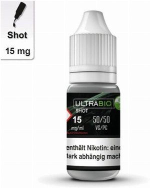 ULTRABIO Nikotin Shot 15mg/ml 50/50