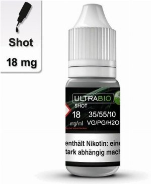 ULTRABIO Nikotin Shot 18mg 35/55/10