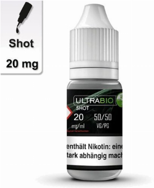 ULTRABIO Nikotin Shot 20mg 50/50