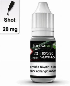ULTRABIO Nikotin Shot 20mg 80/0/20