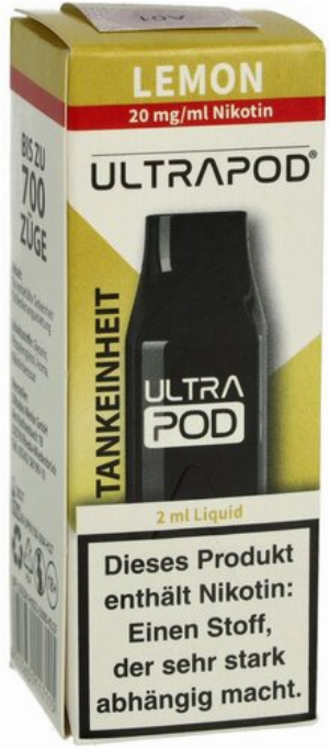 UltraBio Ultrapod Lemon 1x2ml 20mg