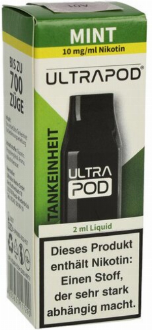 UltraBio Ultrapod Mint 1x2ml 10mg