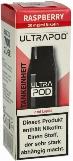 UltraBio Ultrapod Raspberry 1x2ml 20mg