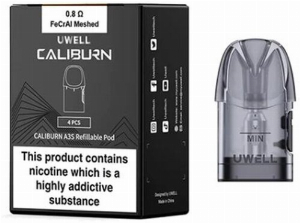 Uwell Caliburn A3S Pod Tank Verdampfer 0,8 Ohm