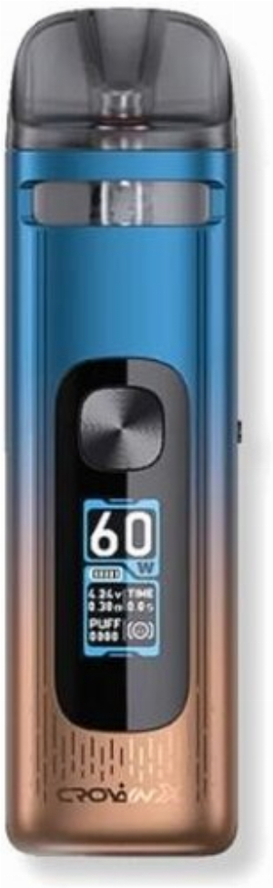 Uwell Crown X Kit E-Zigarette blau-braun