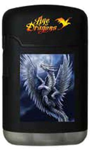 Easy Torch Feuerzeug Age of Dragons No.4 Blau-Weißer Drache