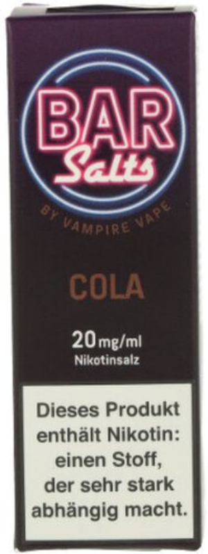 Vampire Vape Bar Salts Cola Nikotinsalz Liquid 20mg