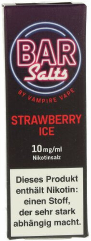 Vampire Vape Bar Salts Strawberry Ice Nikotinsalz Liquid 10mg