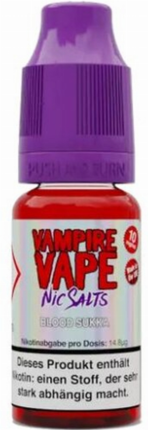 Vampire Vape Blood Sukka Nicotinsalz Liquid 10mg