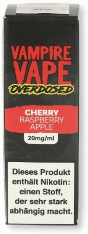 Vampire Vape Overdosed Cherry Raspberry Apple 10ml 20mg/ml