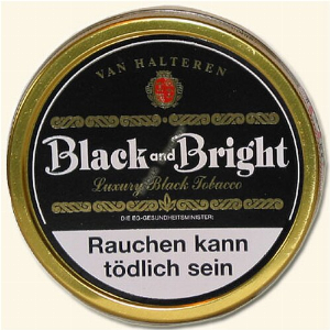 Van Halteren Pfeifentabak Black and Bright 100g Dose