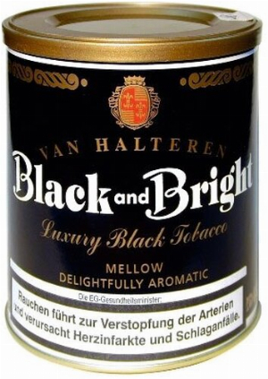 Van Halteren Pfeifentabak Black and Bright 200g Dose