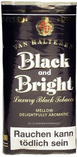 Van Halteren Pfeifentabak Black and Bright 40g Päckchen