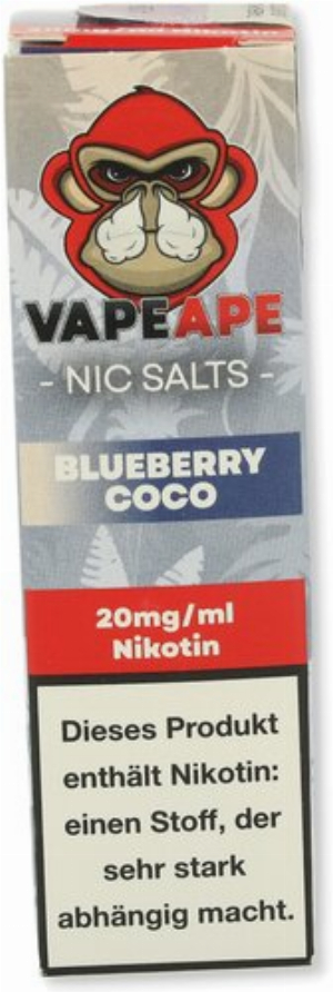 Vape Ape Blueberry Coco Nikotinsalz Liquid 10ml / 20mg