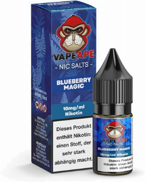 Vape Ape Nikotinsalzliquid Blueberry Magic 10mg