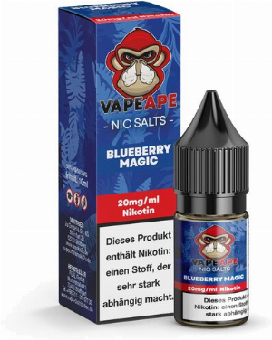 Vape Ape Nikotinsalzliquid Blueberry Magic 20mg