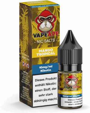 Vape Ape Nikotinsalzliquid Mango Tropical 10mg