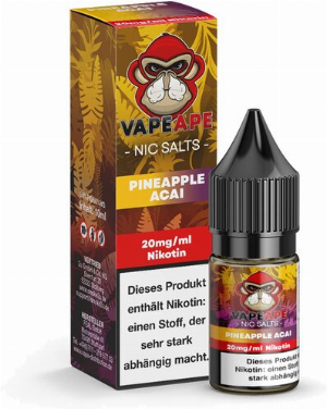 Vape Ape Nikotinsalzliquid Pineapple Acai 20mg
