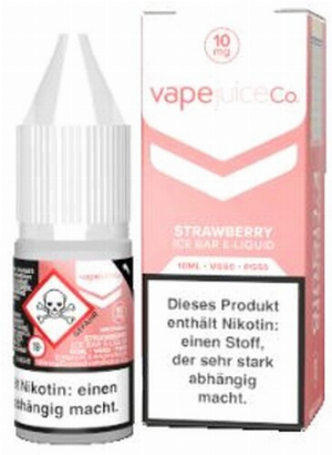 Vape Juice Ice Bar Sweet Strawberry Overdosed NicSalt 10mg